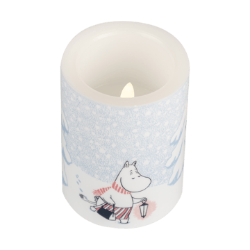 Moomin LED-pöytäkynttilä 10 cm - Let it snow - Muurla