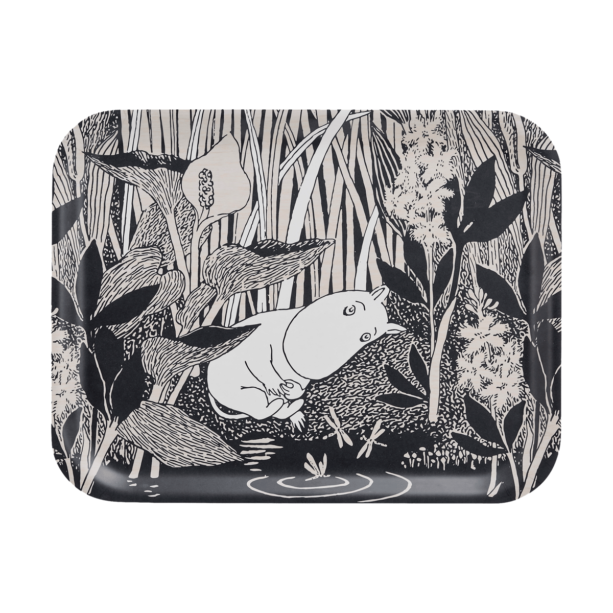 Muurla Moomin tarjotin 28×36 cm The pond