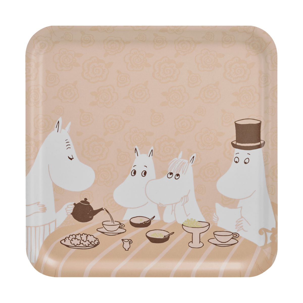 Muurla Moomin tarjotin 33×33 cm Coffee time