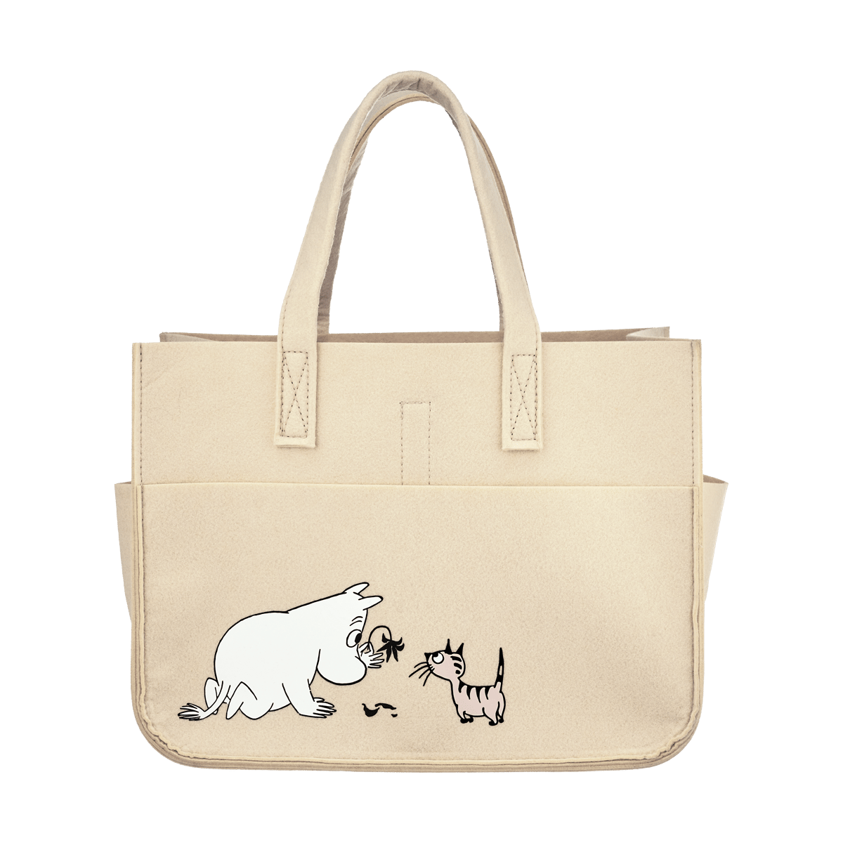 Muurla Muumi pets säilytyskori 25×40 cm Beige