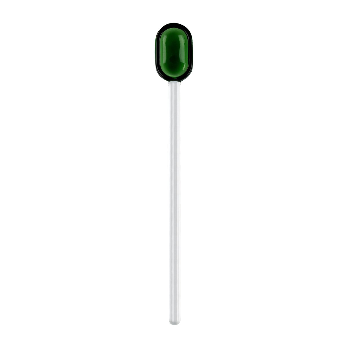 Muurla Muurla lattelusikka lasi 15,5 cm Green-clear