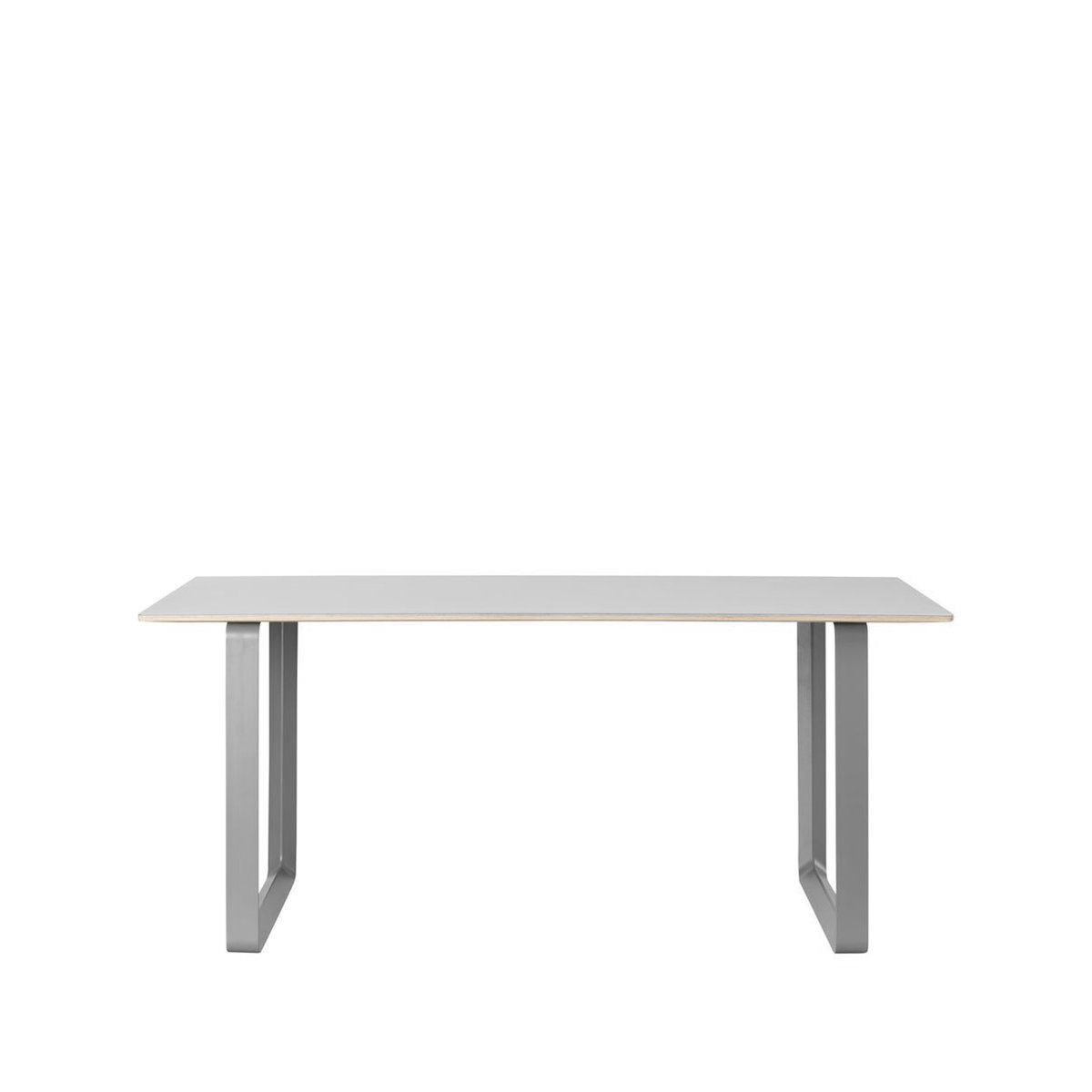 Muuto 70/70 ruokapöytä 170 x 85 cm Grey linoleum-Plywood-Grey