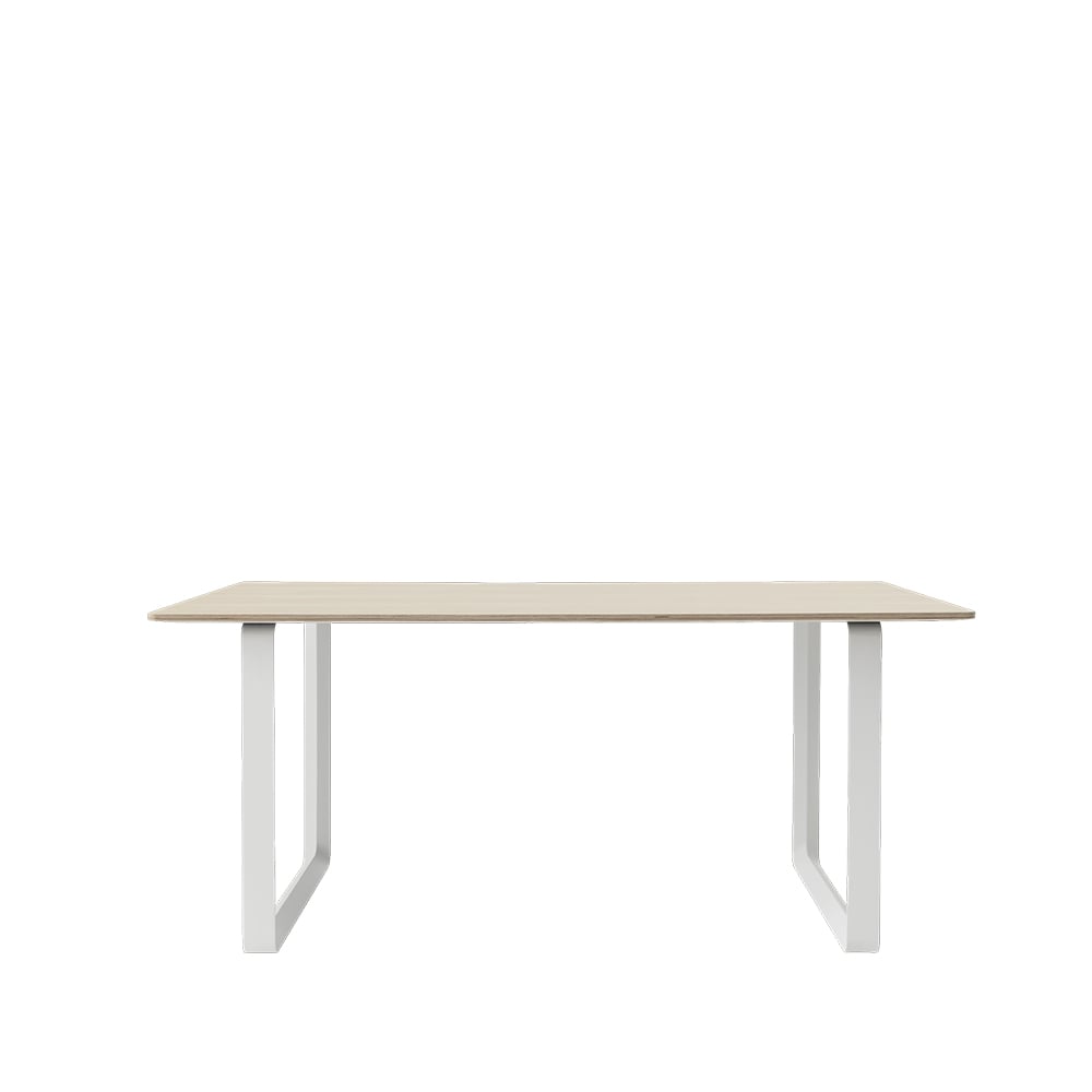 Muuto 70/70 ruokapöytä 170 x 85 cm Oak veneer-Plywood-White