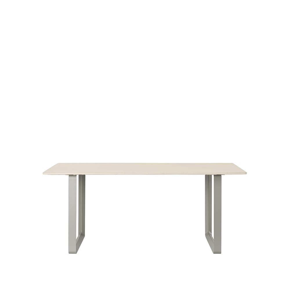 Muuto 70/70 ruokapöytä 170 x 85 cm Sand laminate-Plywood-Grey