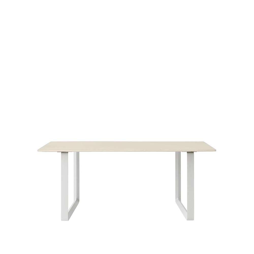 Muuto 70/70 ruokapöytä 170 x 85 cm Sand laminate-Plywood-White