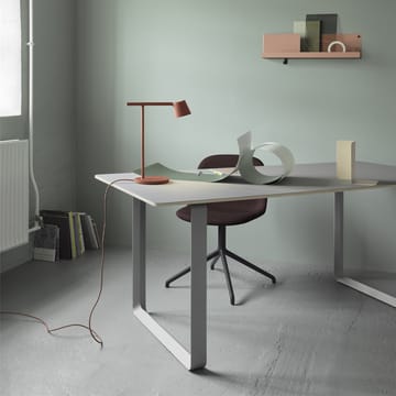 70/70 ruokapöytä 170 x 85 cm - Solid oak-Grey - Muuto