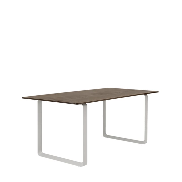 70/70 ruokapöytä 170 x 85 cm - Solid smoked oak-Grey - Muuto