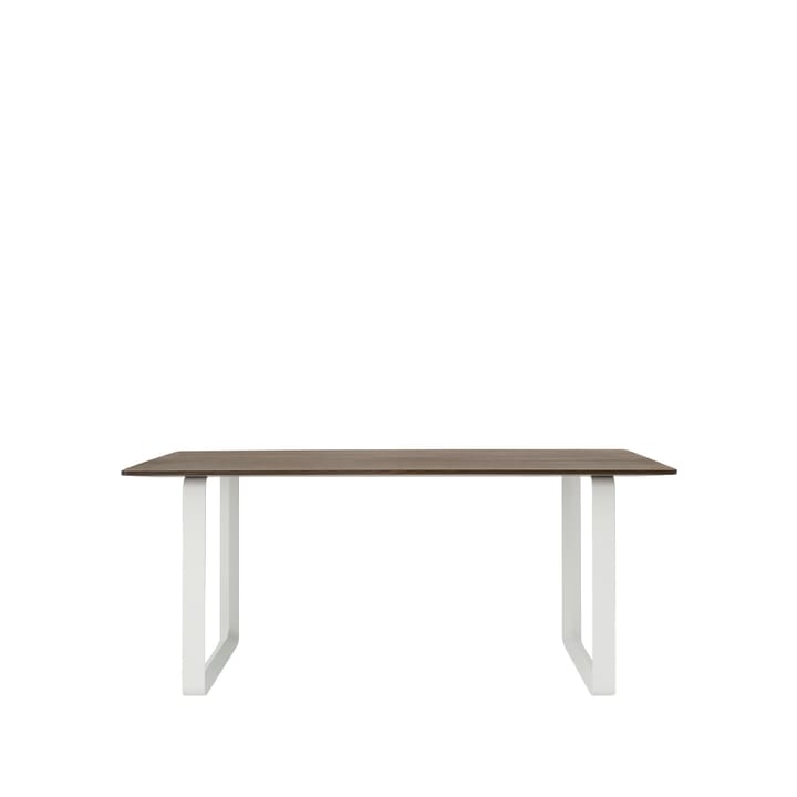 70/70 ruokapöytä 170 x 85 cm - Solid smoked oak-White - Muuto