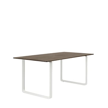 70/70 ruokapöytä 170 x 85 cm - Solid smoked oak-White - Muuto