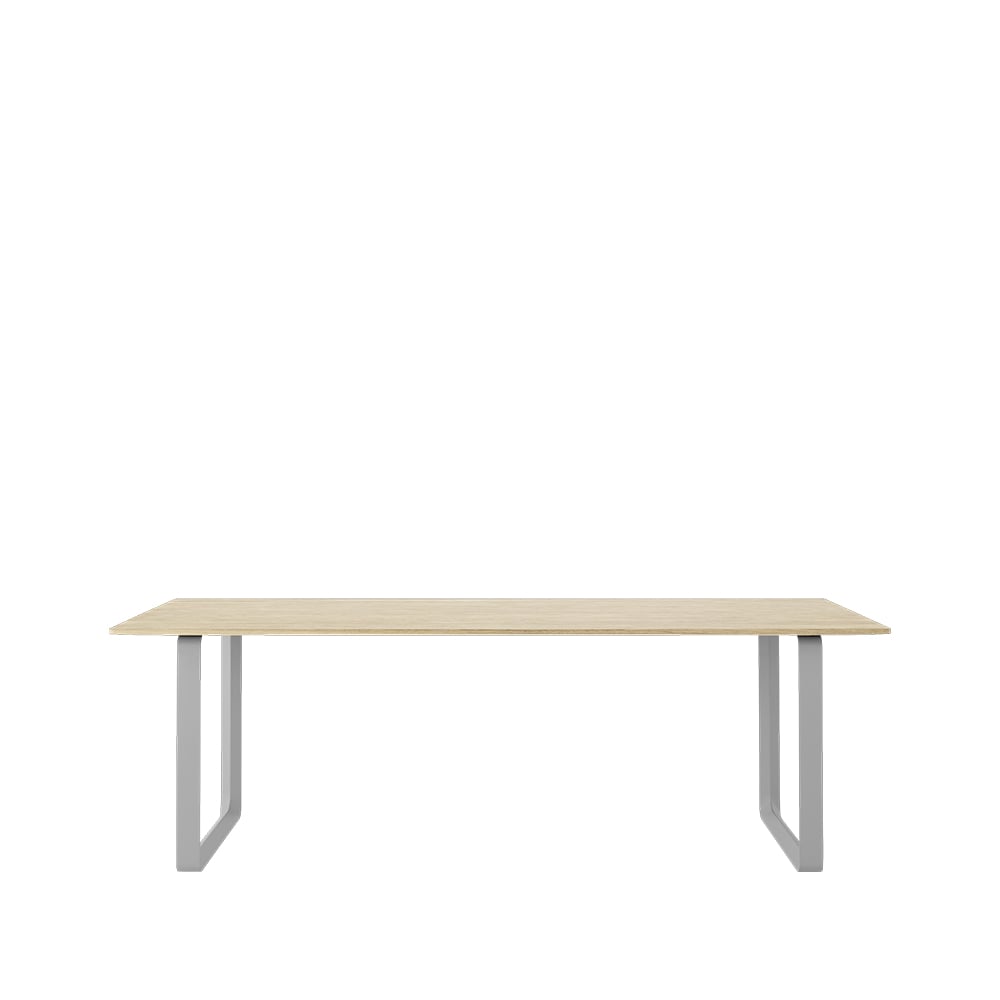 Muuto 70/70 ruokapöytä 225 x 90 cm Solid oak-Grey