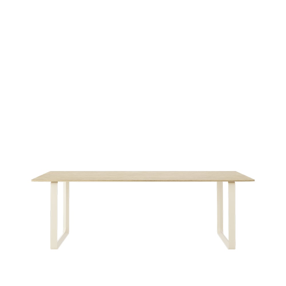 Muuto 70/70 ruokapöytä 225 x 90 cm Solid oak-Sand