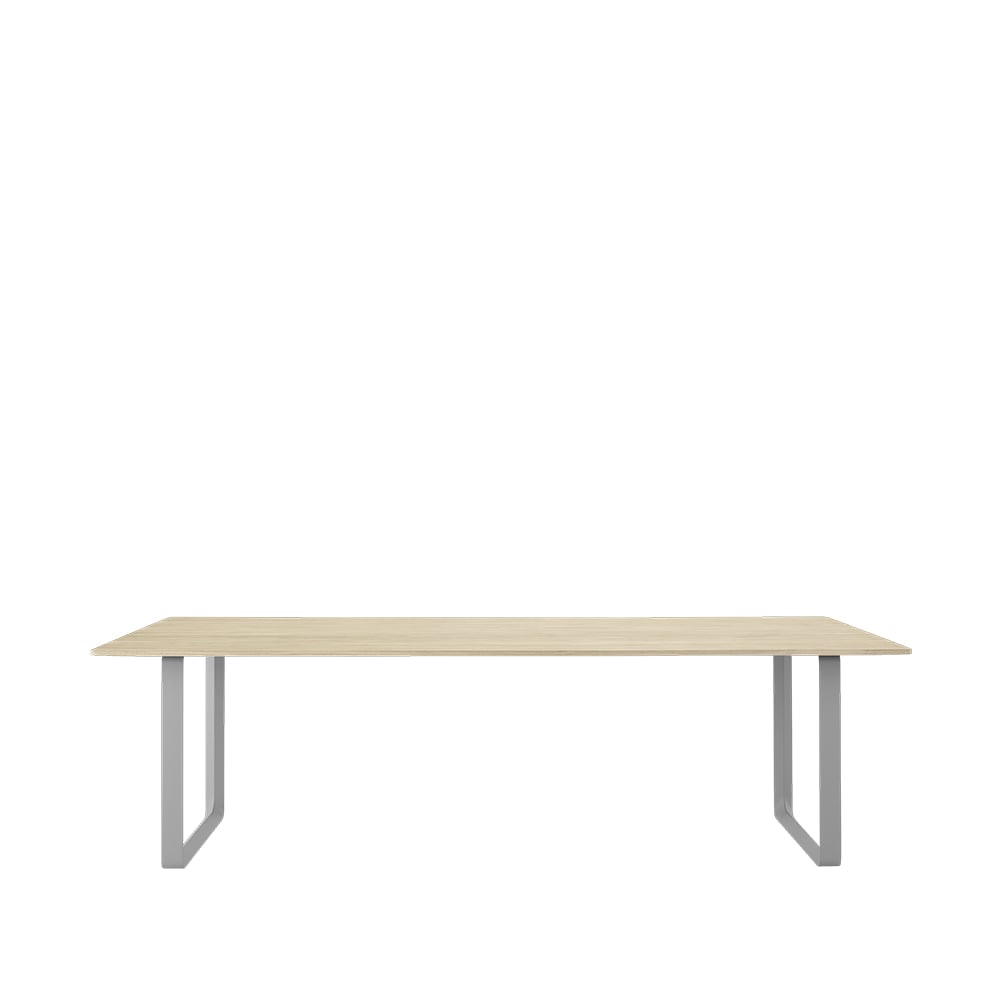 Muuto 70/70 ruokapöytä 255 x 108 cm Solid oak-Grey