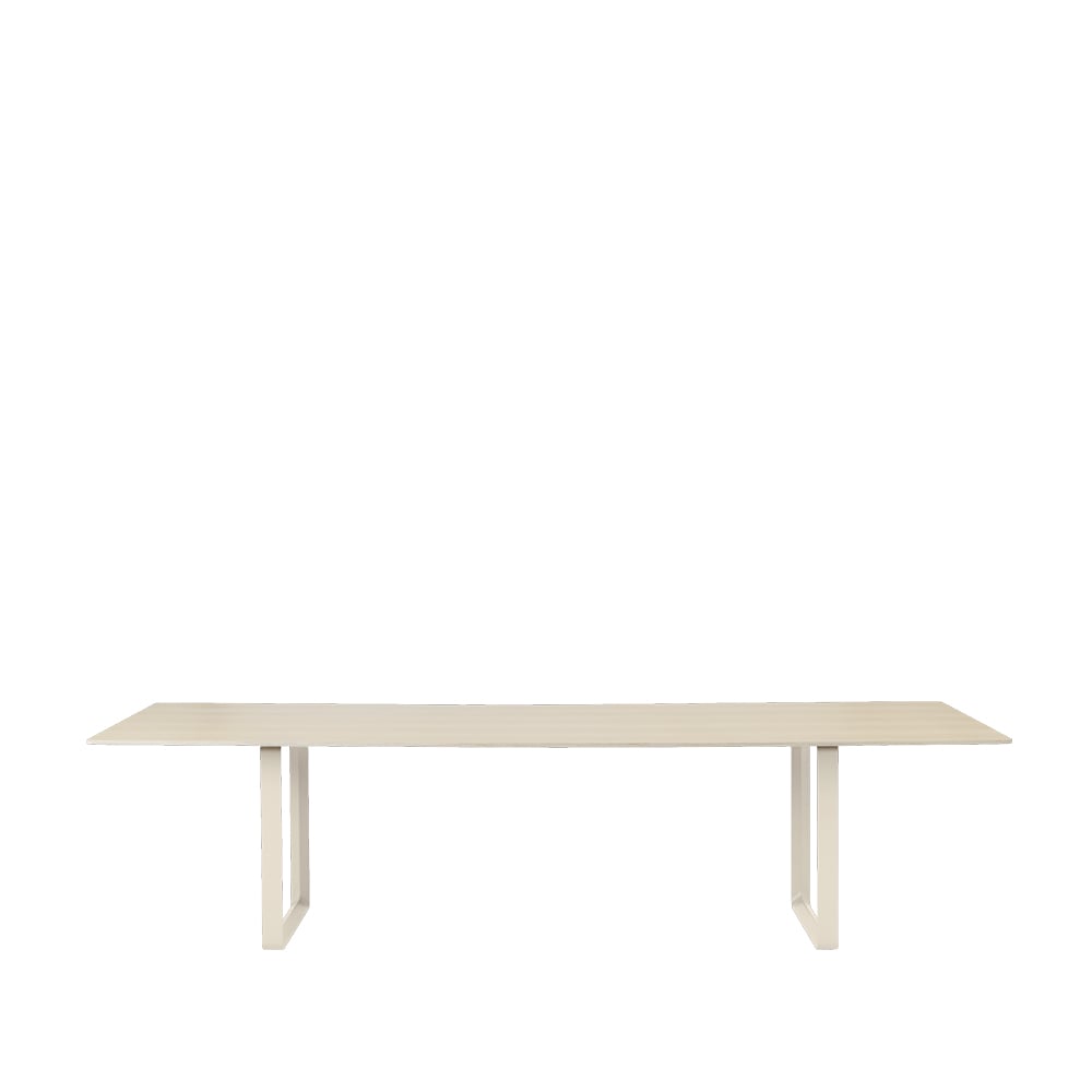 Muuto 70/70 ruokapöytä 295 x 108 cm Oak veener-Plywood-Sand