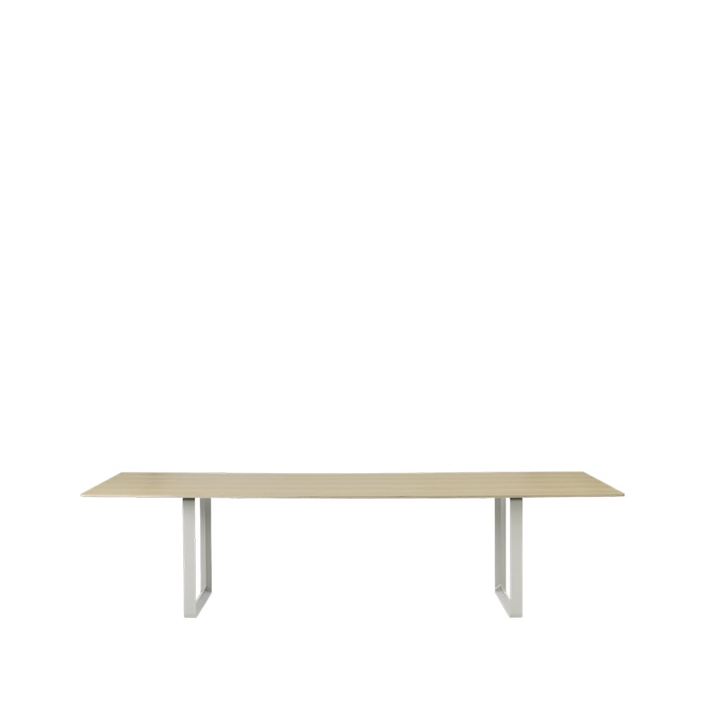 Muuto 70/70 ruokapöytä 295 x 108 cm Oak veneer-Plywood-Grey