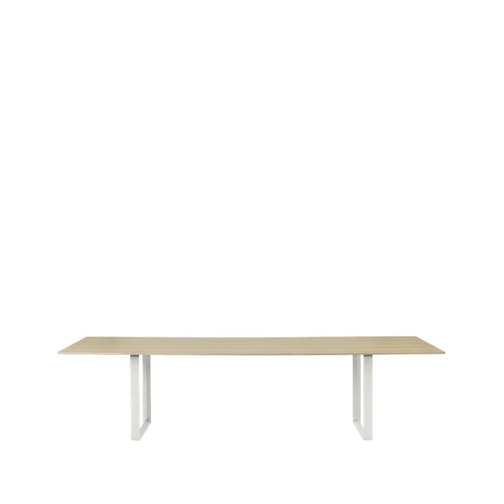 Muuto 70/70 ruokapöytä 295 x 108 cm Oak veneer-Plywood-White