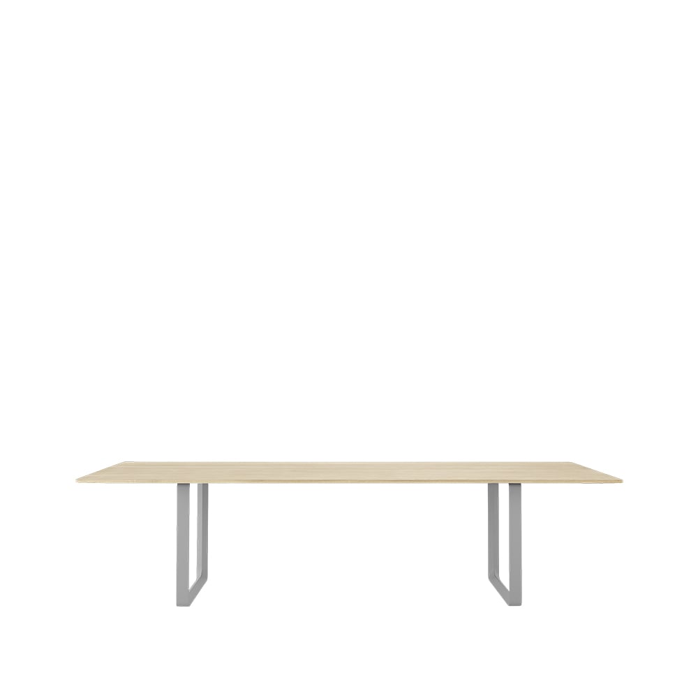 Muuto 70/70 ruokapöytä 295 x 108 cm Solid oak-Grey