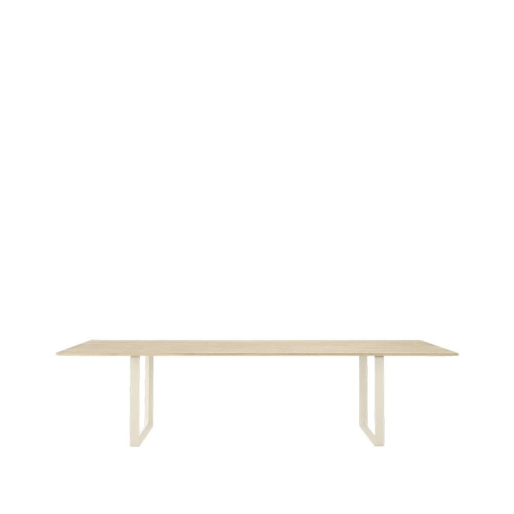 Muuto 70/70 ruokapöytä 295 x 108 cm Solid oak-Sand