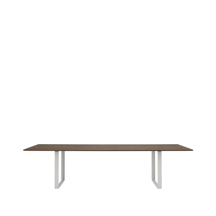 70/70 ruokapöytä 295 x 108 cm - Solid smoked oak-Grey - Muuto