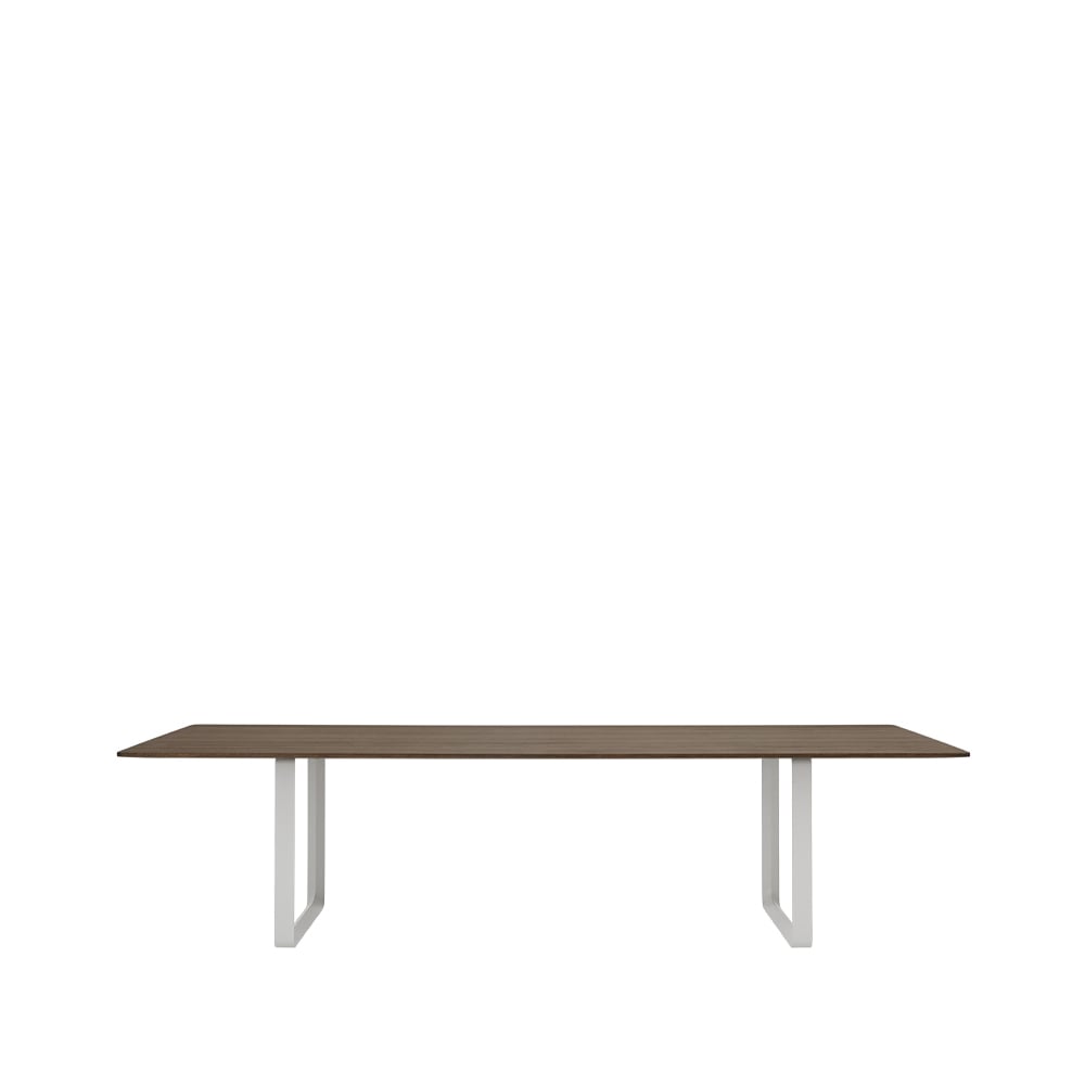 Muuto 70/70 ruokapöytä 295 x 108 cm Solid smoked oak-Grey