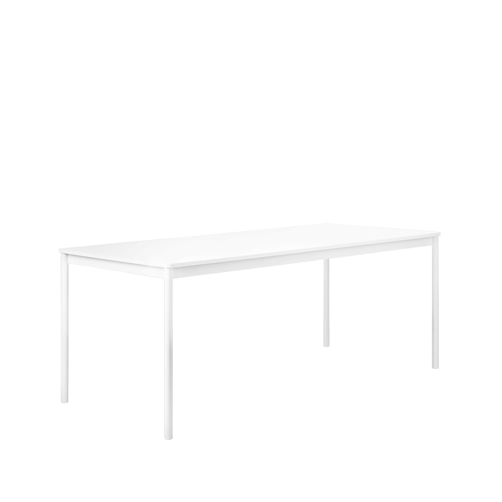 Muuto Base ruokapöytä White abs-reuna 190 x 85 cm