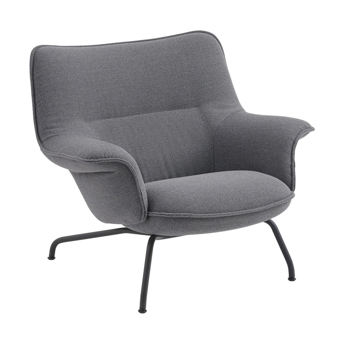 Muuto Doze nojatuoli matala Ocean 80-anthracite black