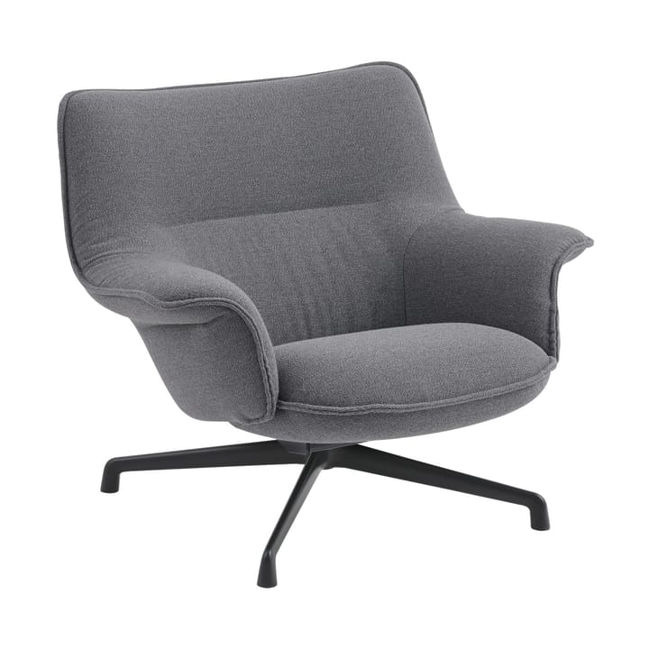 Doze nojatuoli matala swivel base - Ocean 80-anthracite black - Muuto