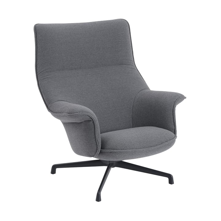 Doze nojatuoli swivel base - Ocean 80-anthracite black - Muuto