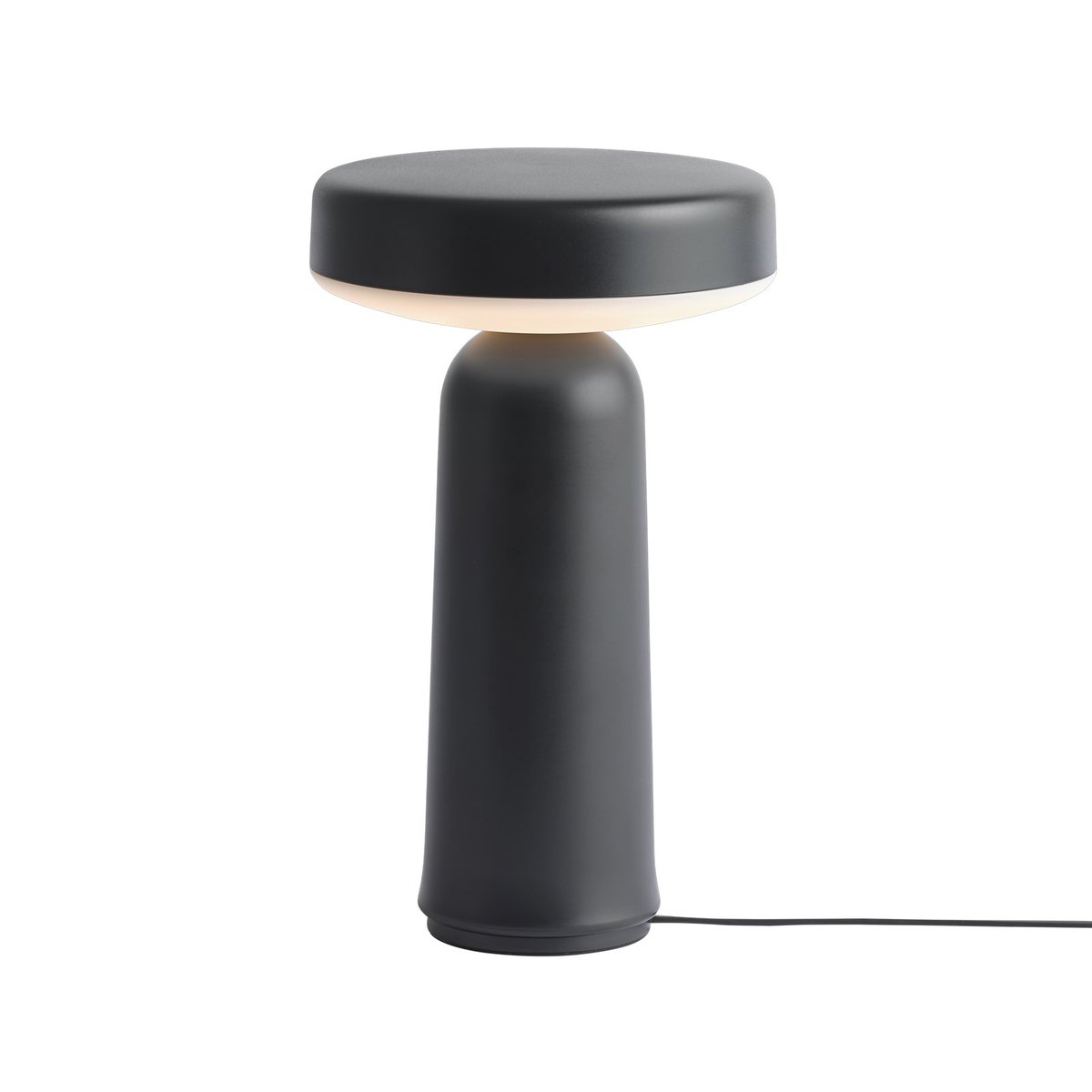 Muuto Ease kannettava pöytävalaisin 21,5 cm Black