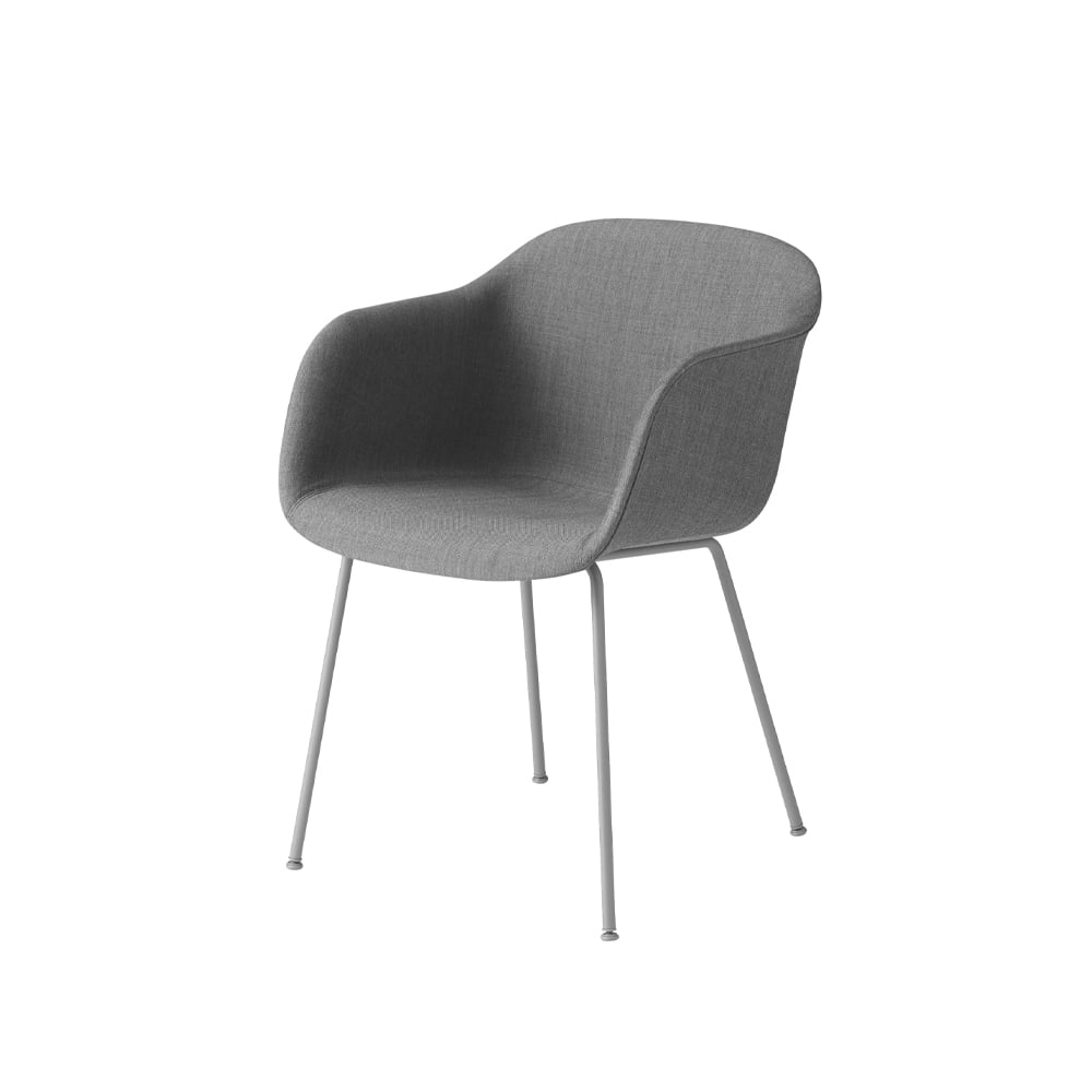 Muuto Fiber nojatuoli tube base Remix 133-Grey