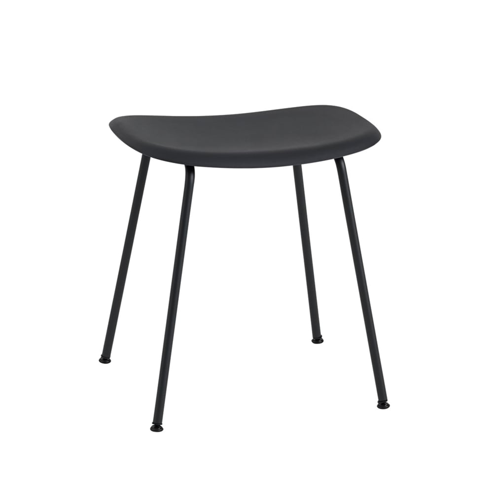 Muuto Fiber rahi Black musta teräsrunko