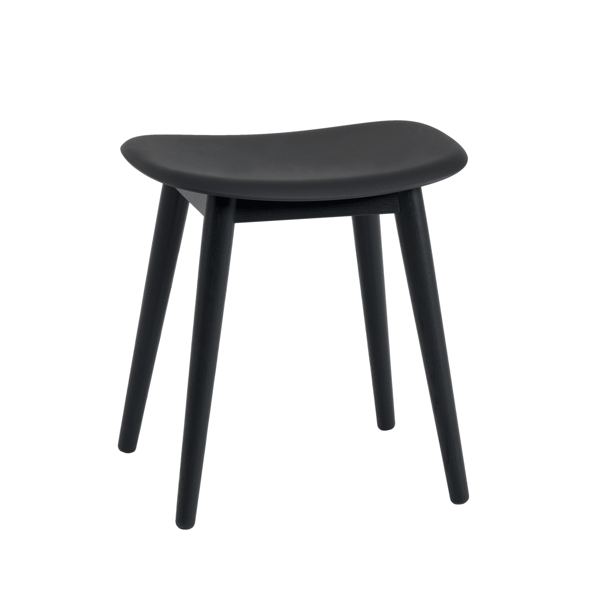 Muuto Fiber rahi Black puujalat