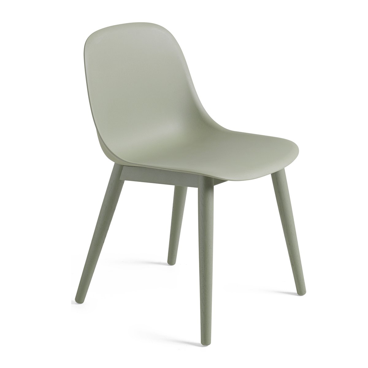 Muuto Fiber Side Chair tuoli dusty green