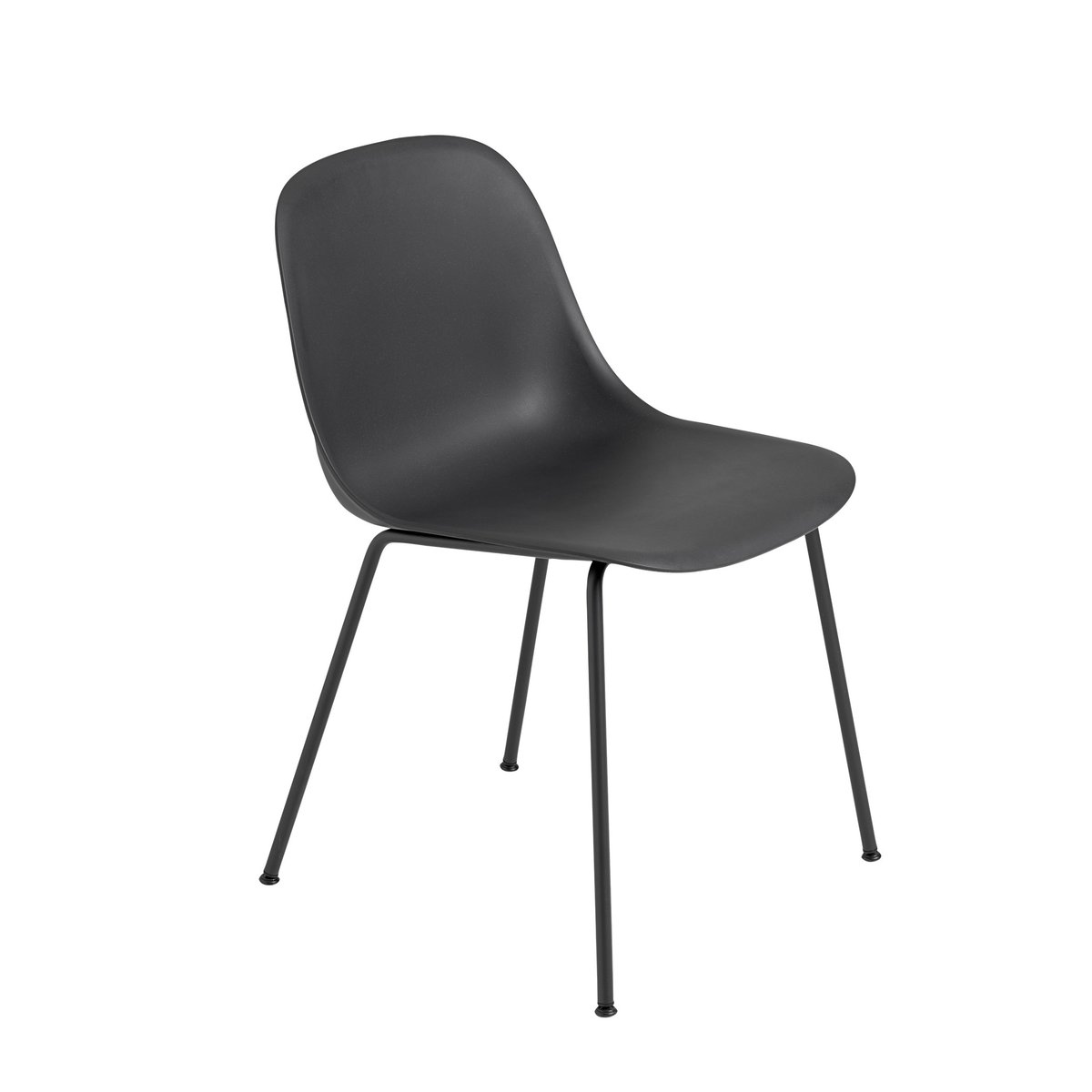 Muuto Fiber side chair tuoli musta