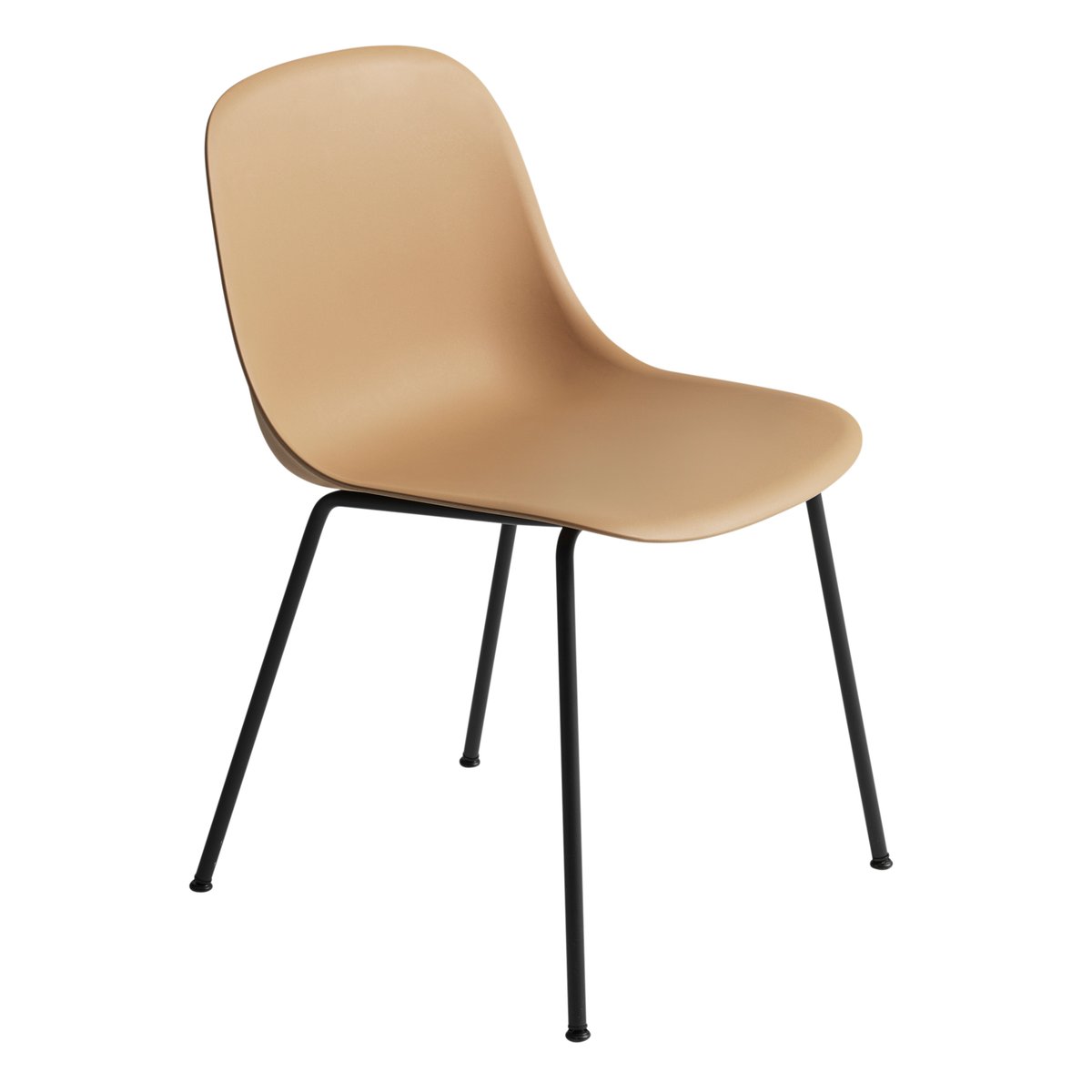 Muuto Fiber side chair tuoli okra (keltainen)