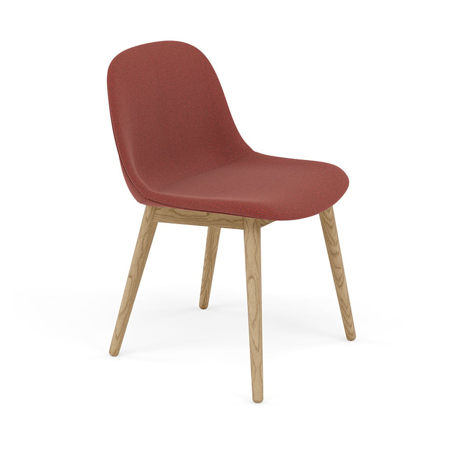 Muuto Fiber Side Chair tuoli Re-wool 558-oak