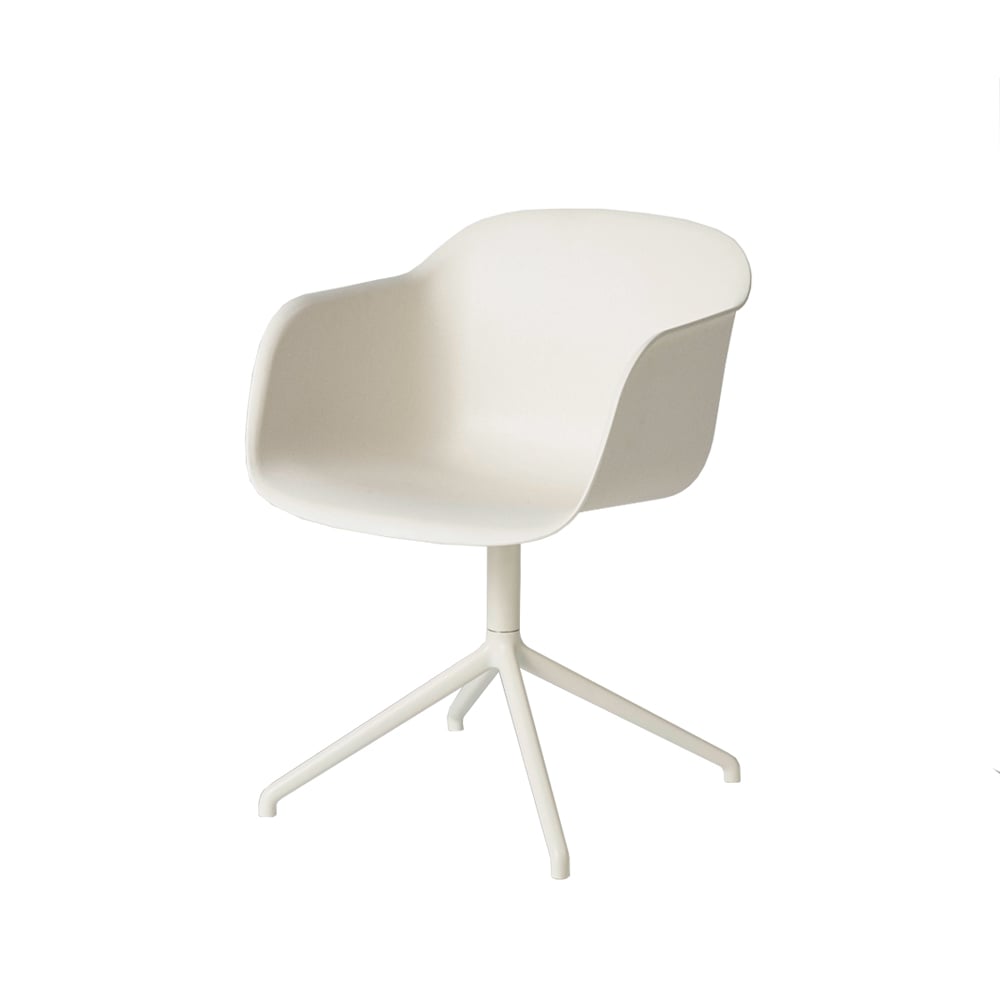 Muuto Fiber toimistotuoli White valkoinen runko