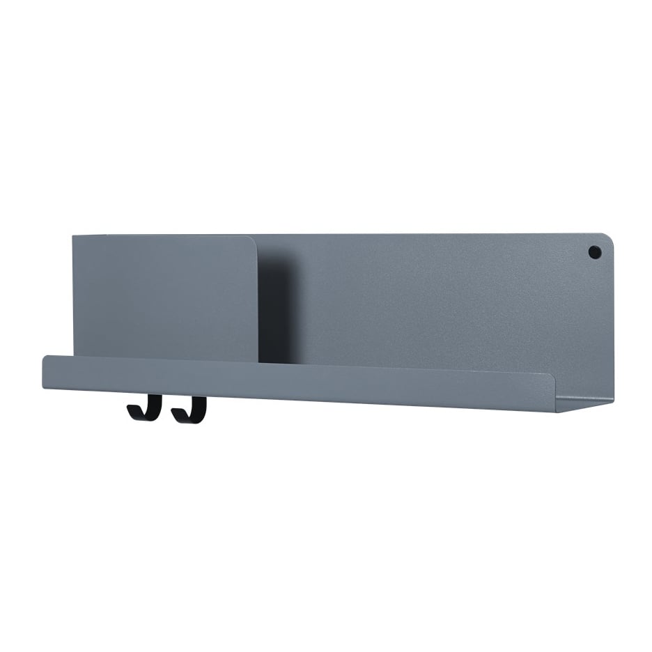 Muuto Folded hylly keskikokoinen Blue Grey