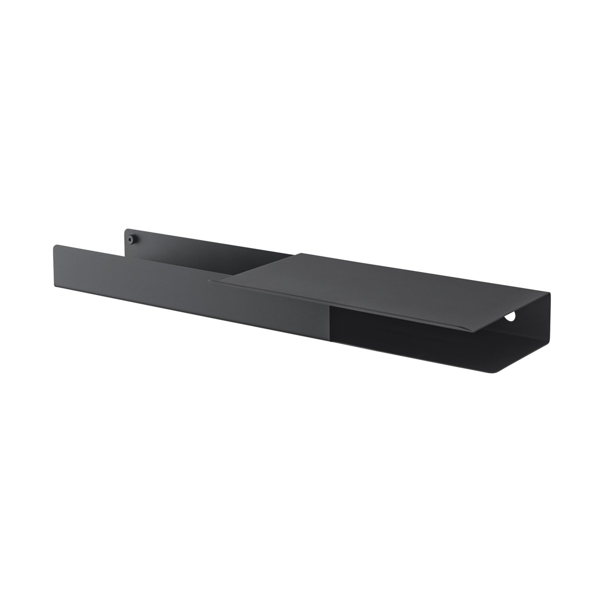 Muuto Folded platform -hylly 62 x 5,4 cm Black