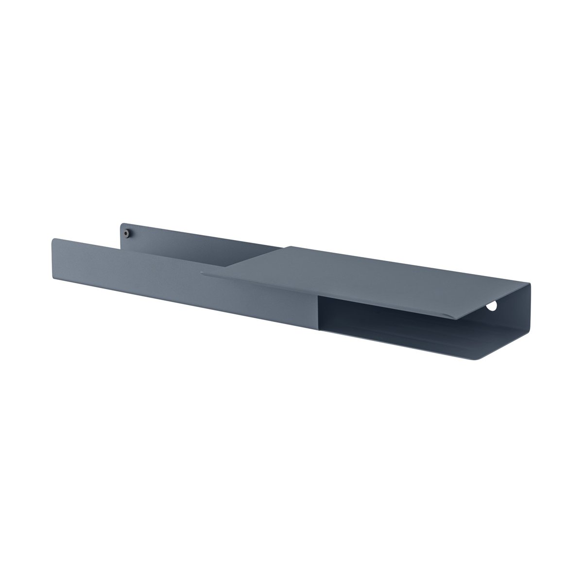 Muuto Folded platform -hylly 62 x 5,4 cm Blue-Grey