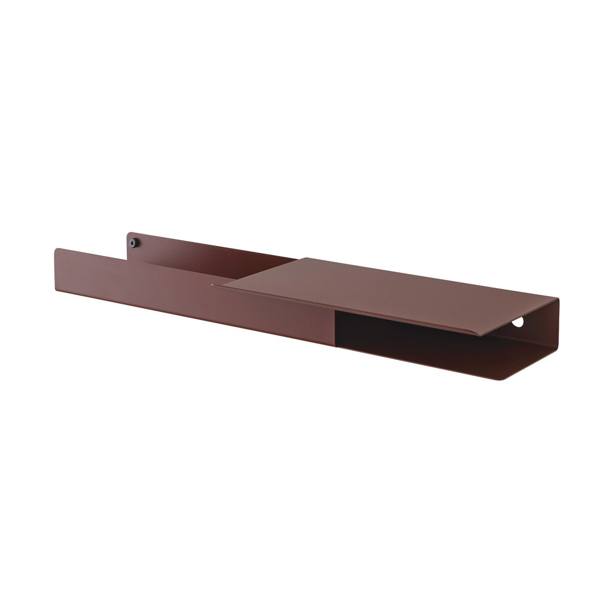 Muuto Folded platform -hylly 62 x 5,4 cm Deep Red