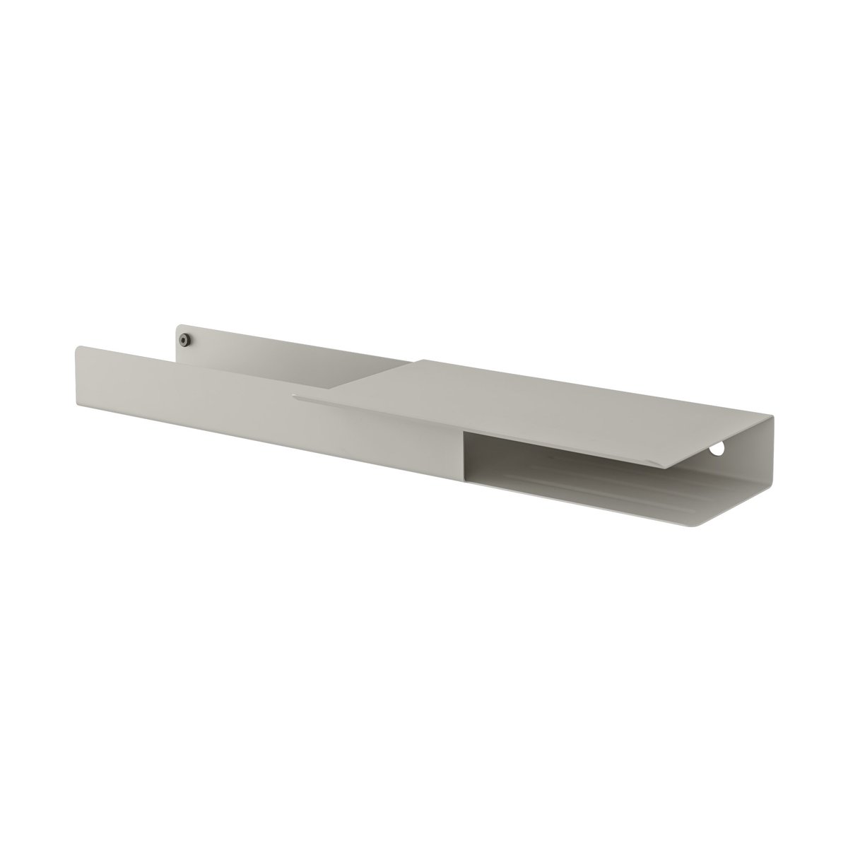 Muuto Folded platform -hylly 62 x 5,4 cm Grey