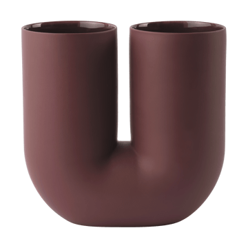 Kink maljakko 26 cm - Deep red - Muuto