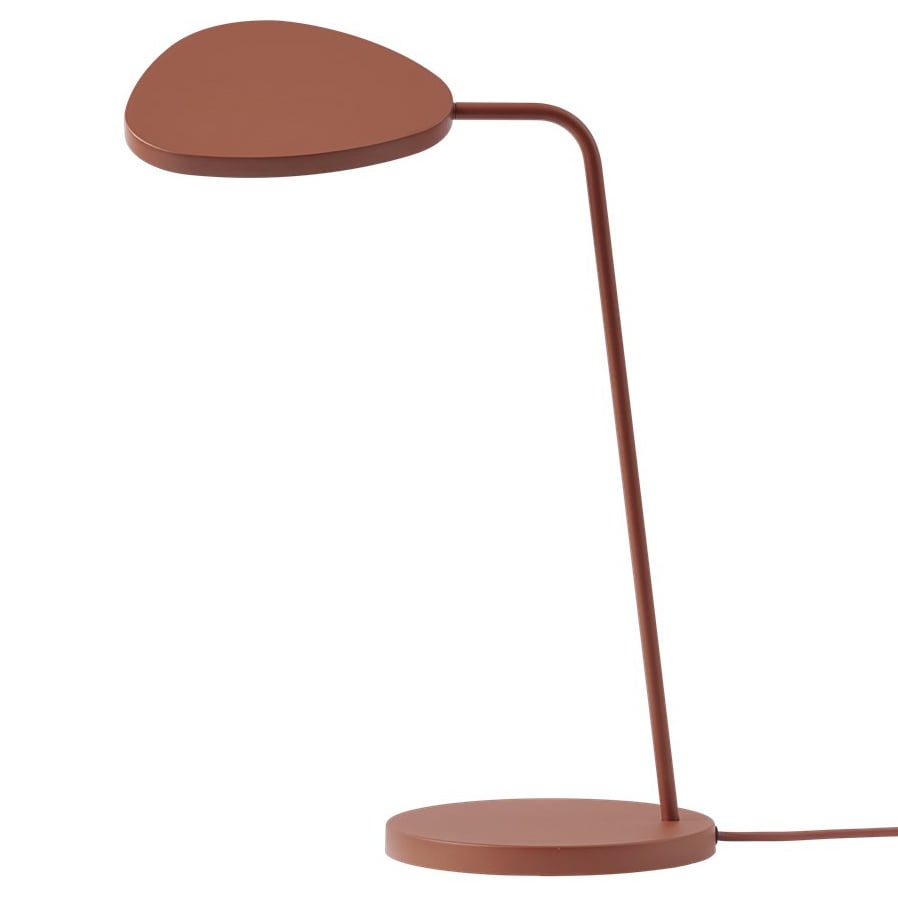 Muuto Leaf pöytälamppu valkoinen Copper brown