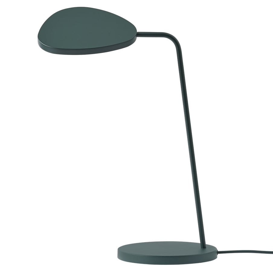 Muuto Leaf pöytälamppu valkoinen Dark green