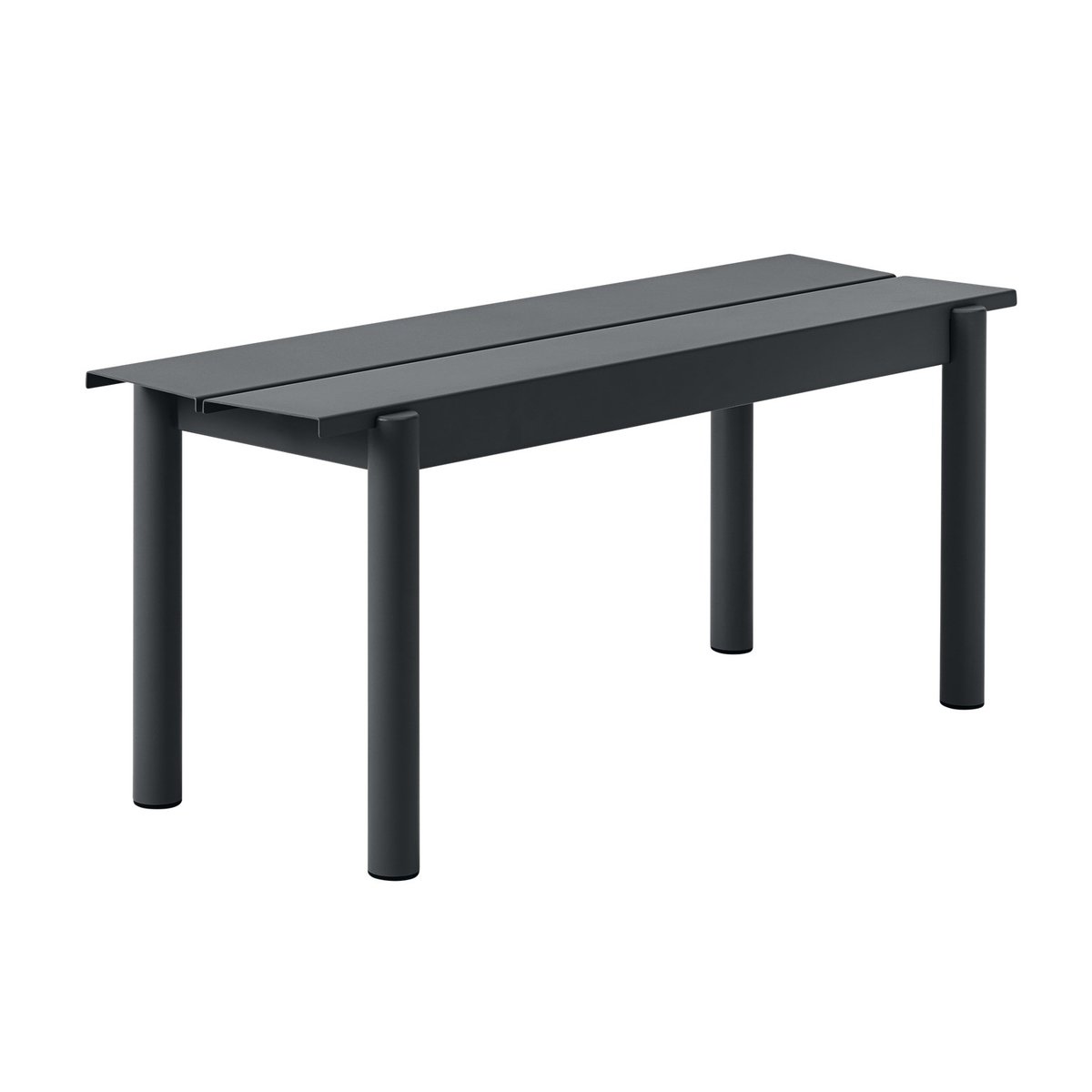 Muuto Linear steel bench -penkki 110 x 34 cm Black