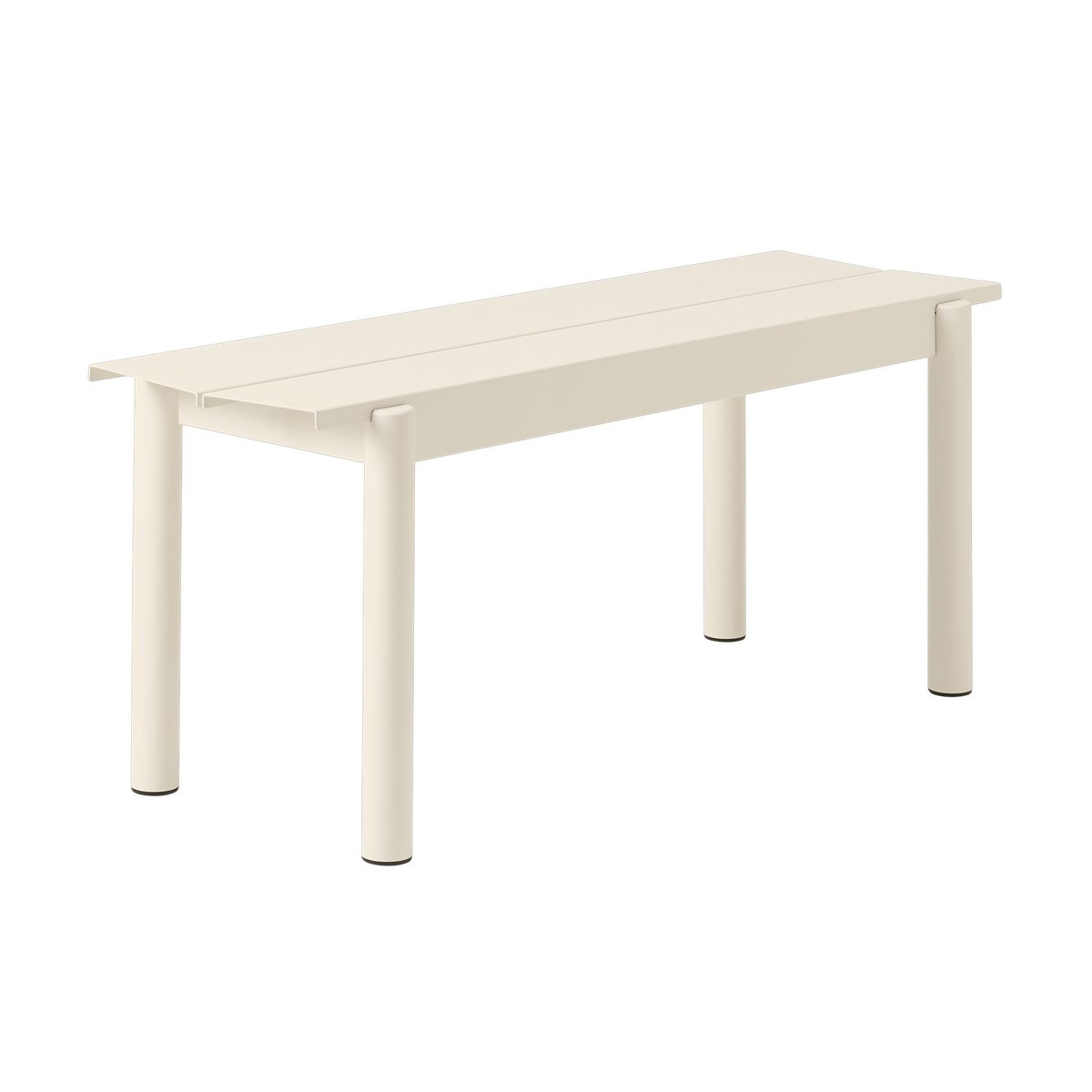 Muuto Linear steel bench -penkki 110 x 34 cm Valkoinen