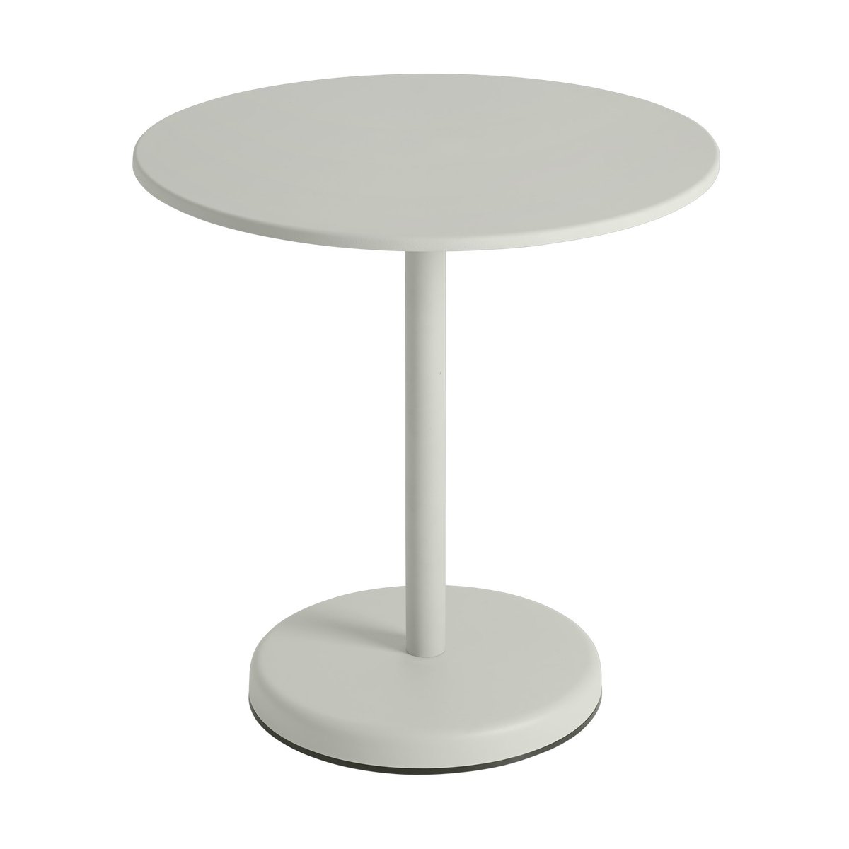 Muuto Linear steel café table V2 pöytä Ø70 cm Grey