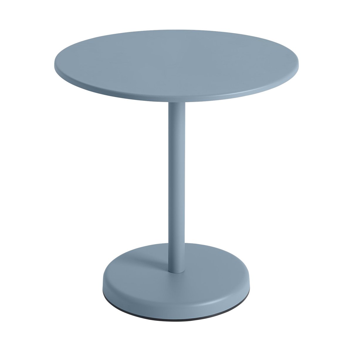 Muuto Linear steel café table V2 pöytä Ø70 cm Pale blue