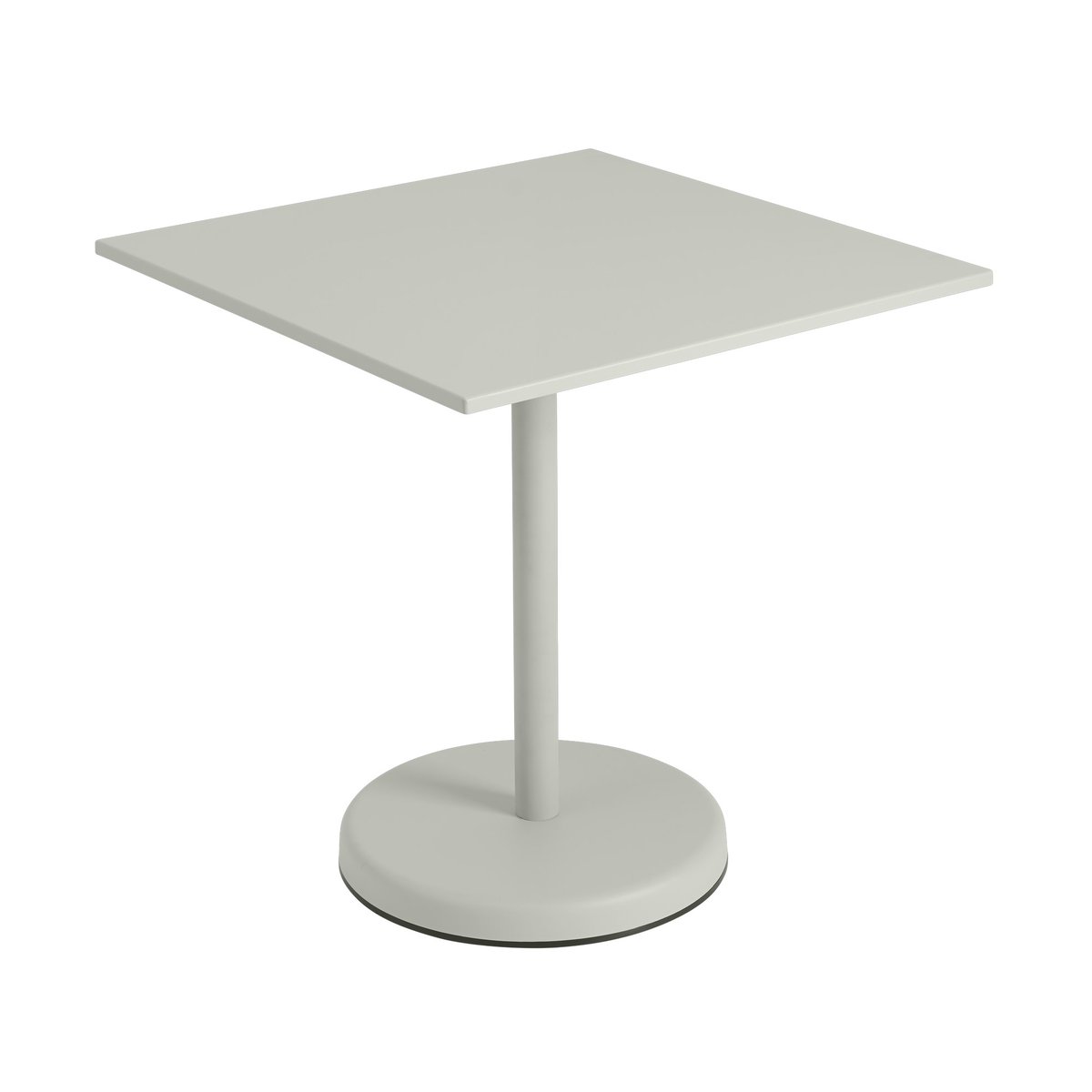 Muuto Linear steel café table V2 pöytä 70×70 cm Grey