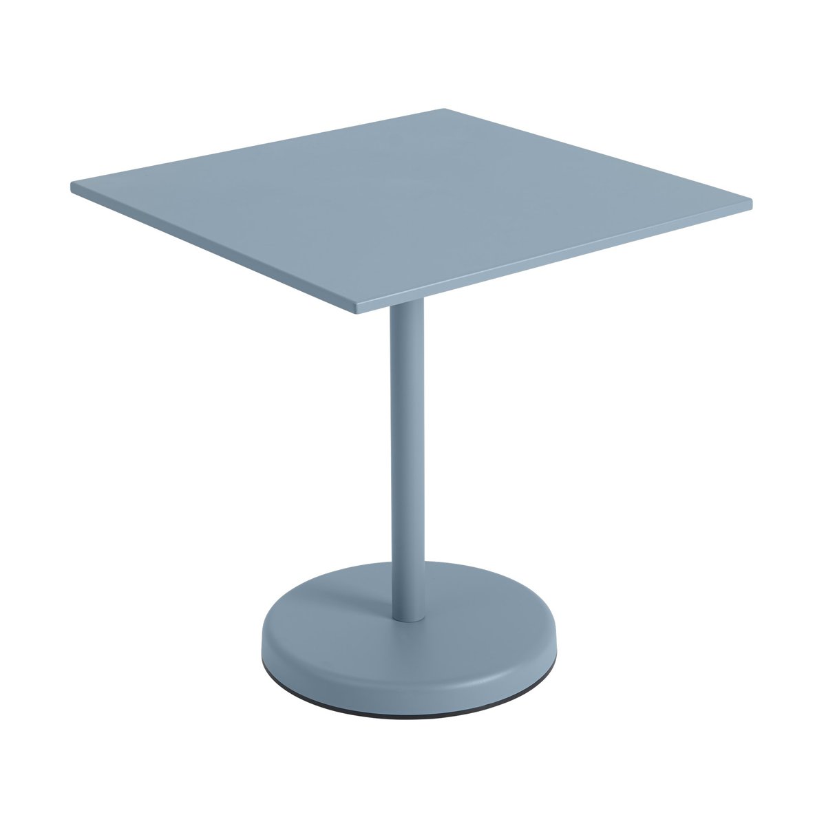 Muuto Linear steel café table V2 pöytä 70×70 cm Pale blue